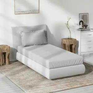 سرویس ملحفه یک نفره 2 تکه آدنو مدل Plain کد FI37