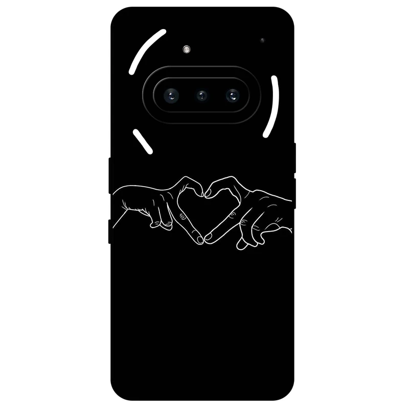 کاور مگافون طرح عشق مدل 1857 مناسب برای گوشی موبایل ناتینگ Phone 3a