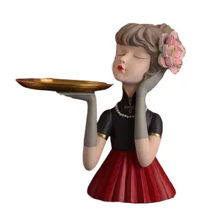 مجسمه هوم لاکس مدل دختر ارکیده