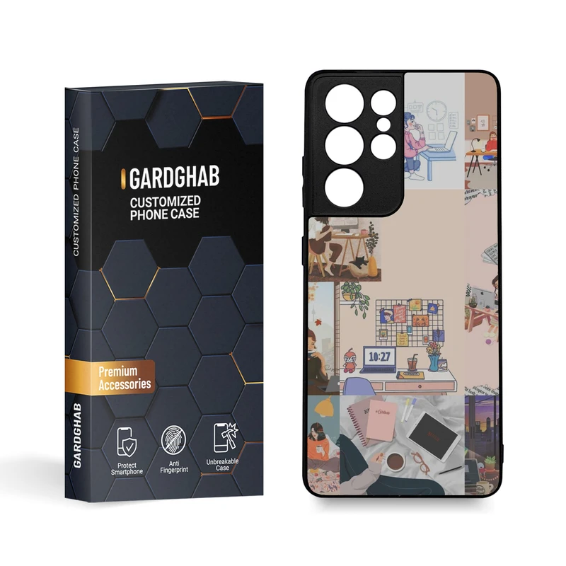 کاور گارد قاب مدل دخترانه مناسب برای گوشی موبایل Galaxy S21 Ultra / S30 Ultra