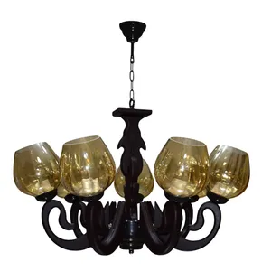  لوستر هفت شعله چشمه نور کد G706/7-BR