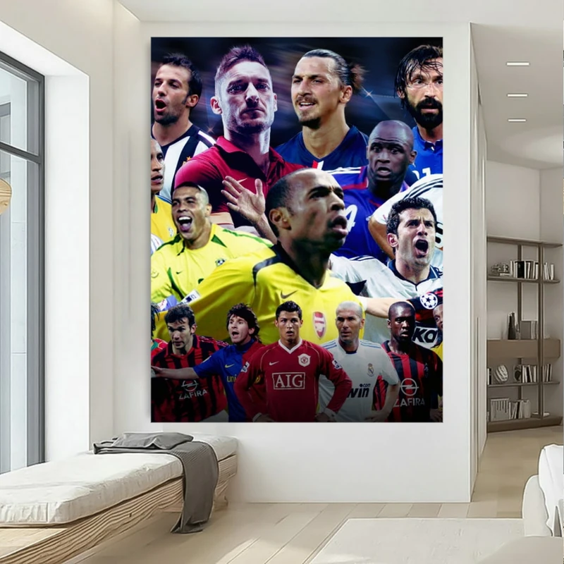  تابلو بوم طرح فوتبالیست ها کد BK1739