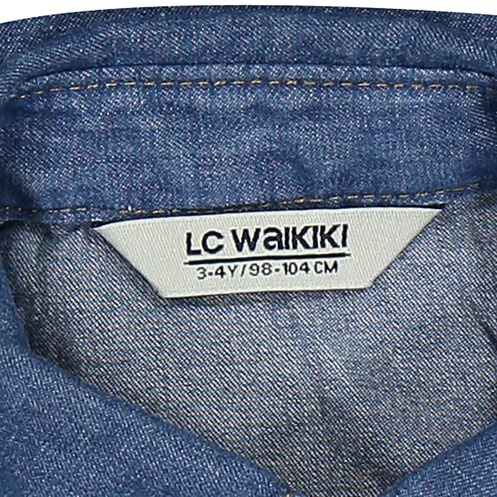 پیراهن پسرانه ال سی وایکیکی مدل W135138Z4-309-DARKRODEO -  - 4