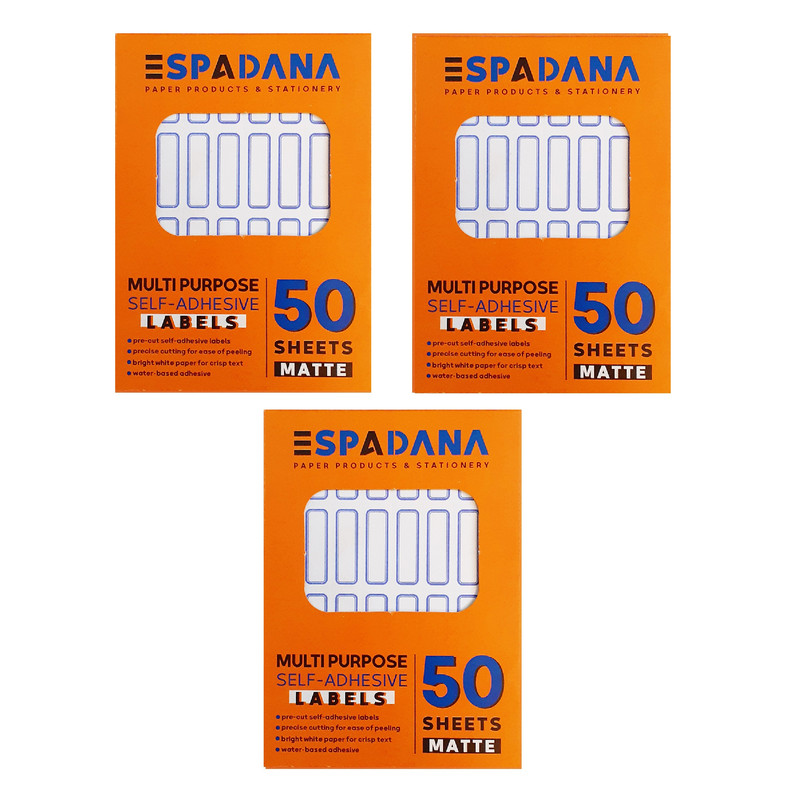 برچسب اسپادانا کد 103 بسته 150 عددی