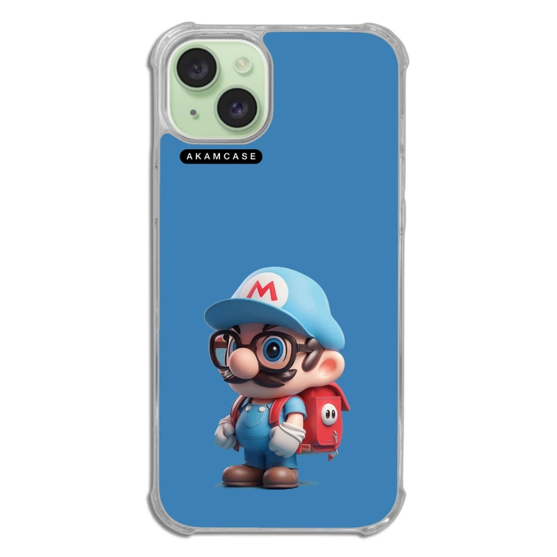 کاور آکام مدل AMCWTA15PLUS-SUPER MARIO9 مناسب برای گوشی موبایل اپل iPhone 15 Plus