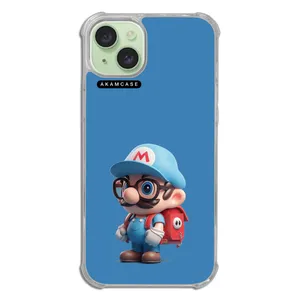 AKAM AMCWTA15PLUS-SUPER MARIO9 Cover For Apple iPhone 15 Plus
