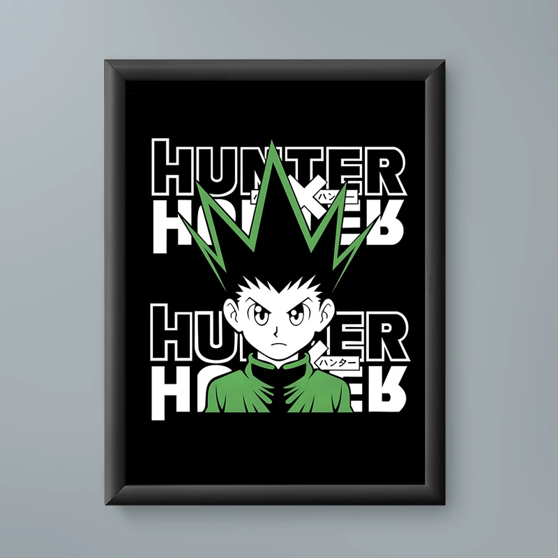 تابلو مدل انیمه گون فریکس هانتر ایکس هانتر gon freecss Hunter × Hunter anime 02