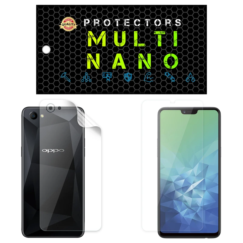 محافظ صفحه نمایش مولتی نانو مدل X-SFT مناسب برای گوشی موبایل اوپو A3 به همراه محافظ پشت