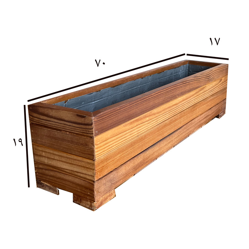 گلدان مدل چوبی کد 1770r4