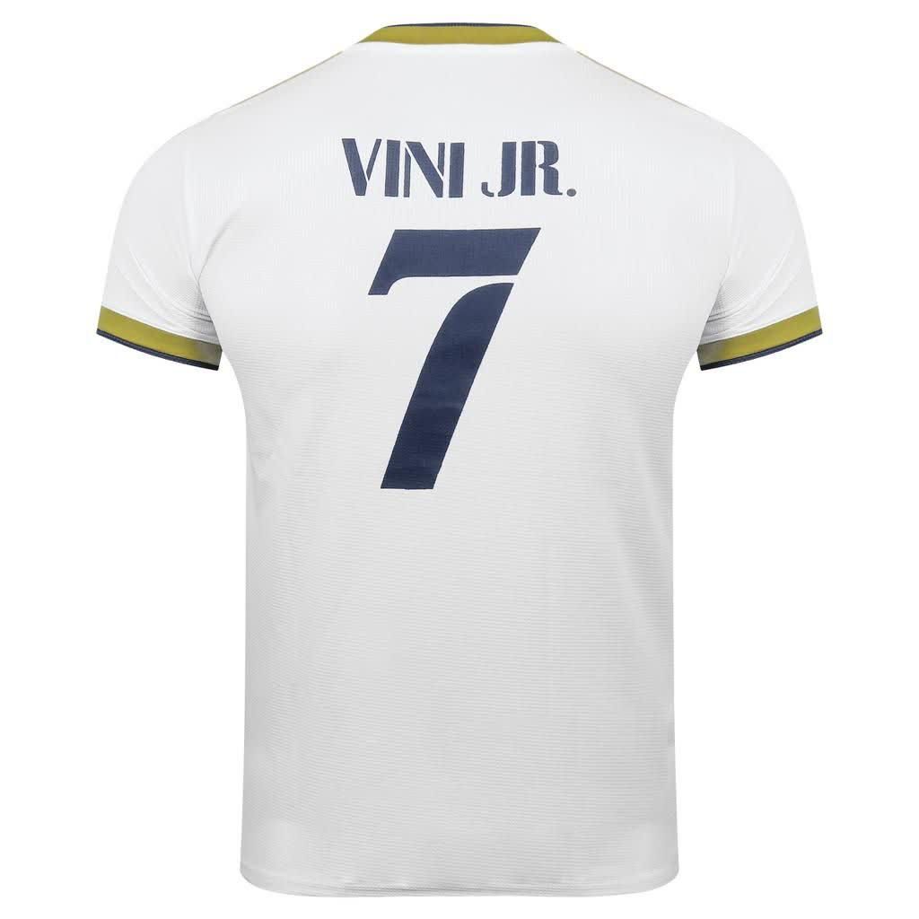 ست تی شرت آستین کوتاه و شلوار ورزشی پسرانه مدل رئال مادرید طرح وینیسیوس 2024 -  - 3