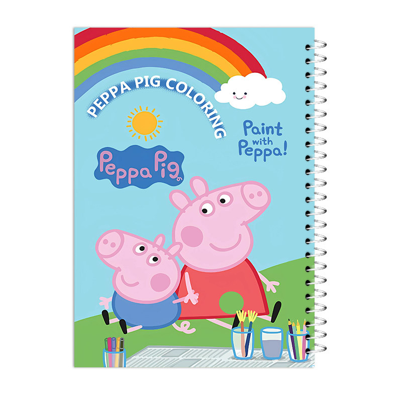 دفتر رنگ آمیزی 20 برگ آی چاپ مدل پپا پیگ کد 302
