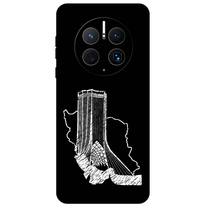 کاور مگافون طرح برج آزادی مدل 1628 مناسب برای گوشی موبایل هوآوی Mate 50 Pro
