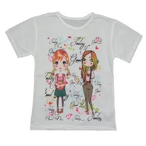 تی شرت آستین کوتاه دخترانه مدل دختر کد 14