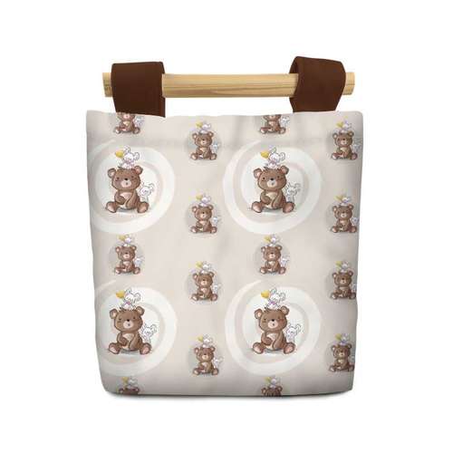 سبد اسباب بازی شمسه نگار مدل آویز طرح خرس و موش کد P17