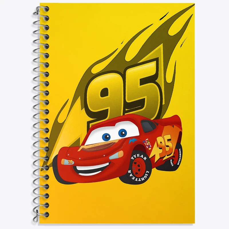 دفتر لغت 50 برگ خندالو طرح ماشین ها (Cars) کد 36532