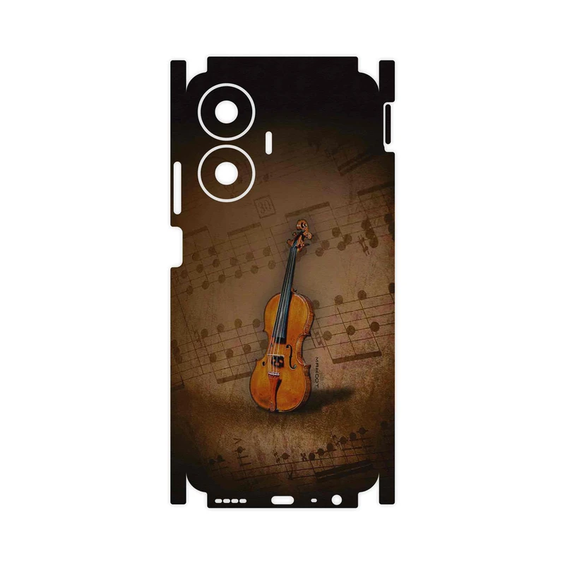 برچسب پوششی ماهوت مدل Violin_Instrument-FullSkin مناسب برای گوشی موبایل ریلمی C55