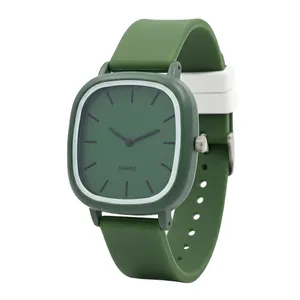 ساعت مچی عقربه‌ای کوارتز زنانه مدل مینیمال اسپرت بند پیو ضد حساسیت کد 1