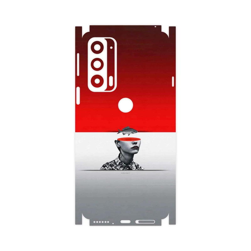 برچسب پوششی ماهوت مدل Collage of surreal Portrait of Women 1-FullSkin مناسب برای گوشی موبایل موتورولا Edge 20