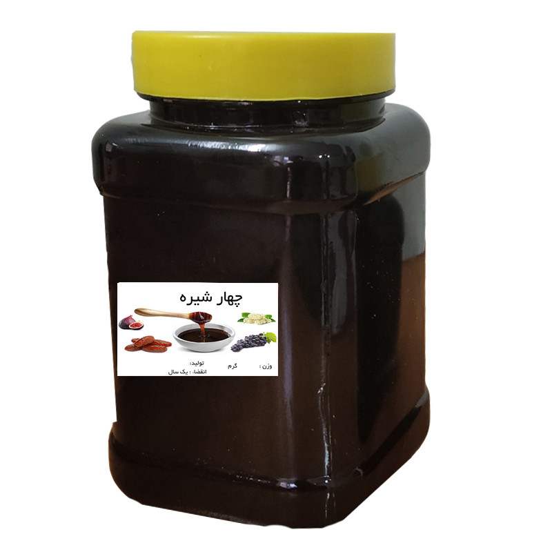چهار شیره مخلوط خرما انگور توت انجیر - 1 کیلوگرم