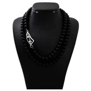 گردنبند نقره زنانه دلی جم طرح چهره کد D 381