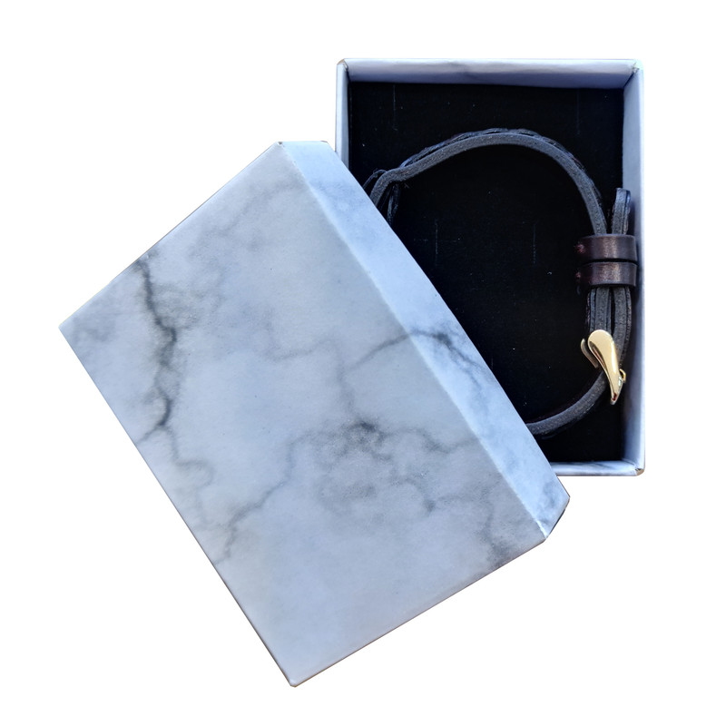 دستبند مدل چرمی خدا با من است 2