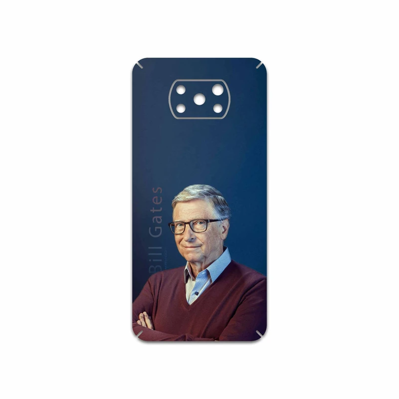برچسب پوششی ماهوت مدل Bill Gates مناسب برای گوشی موبایل شیائومی Poco X3 NFC