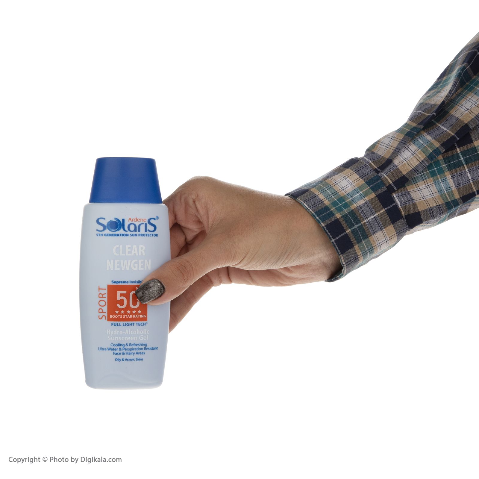 ژل ضد آفتاب بی رنگ آردن سولاریس SPF50 مدل Clear Newgen مناسب پوست های چرب حجم 100 میلی لیتر -  - 5