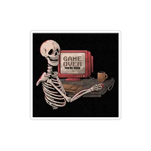 استیکر تزئینی موبایل و تبلت ماسا دیزاین مدل AS180 SKULL