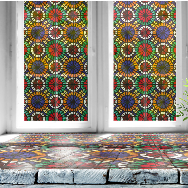 شیشه مات کن تُکتم مدل سنتی کد 05