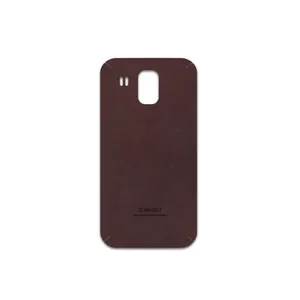 MAHOOT Matte-Dark-Brown-Leather Cover Sticker for Huawei Ascend G525