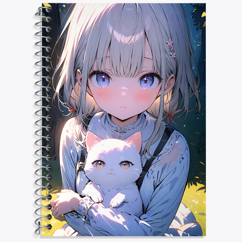 دفتر لغت 50 برگ خندالو طرح دخترانه کد N3301