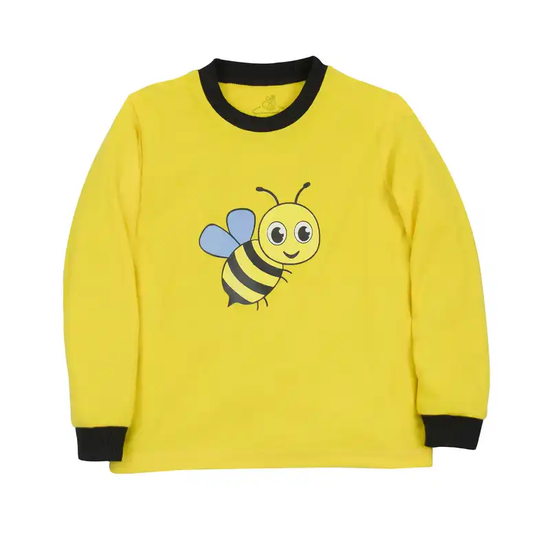 ست تی شرت و شلوار بچگانه سپیدپوش مدل زنبور کد 80101