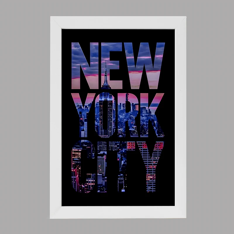 تابلو خندالو مدل نیویورک (New York) کد F7019