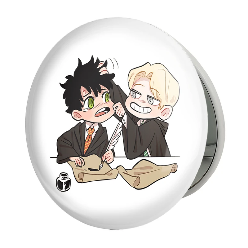 آینه جیبی خندالو طرح دراکو و هری پاتر Harry Potter مدل تاشو کد 19369 