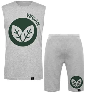 ست تاپ و شلوارک مردانه 27 مدل Vegan کد MH360
