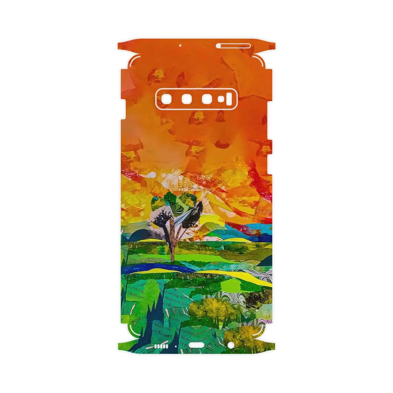 برچسب پوششی ماهوت مدل Collage of Painting-FullSkin مناسب برای گوشی موبایل سامسونگ Galaxy S10 Plus