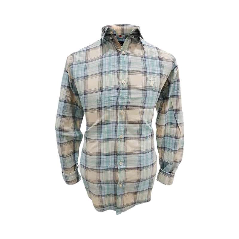 پیراهن آستین بلند مردانه مدل چهارخانه کد 9