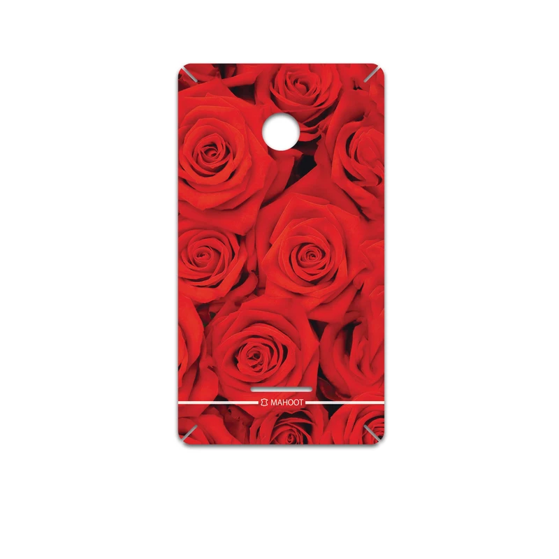 برچسب پوششی ماهوت مدل Red-Flower مناسب برای گوشی موبایل مایکروسافت Lumia 532