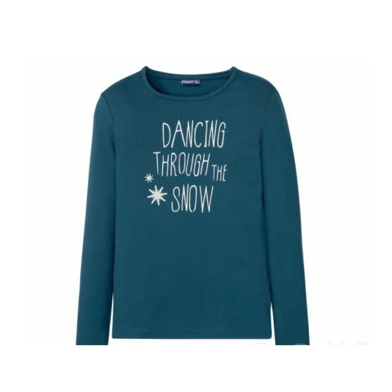 تی شرت آستین بلند دخترانه پیپرتس مدل YS001