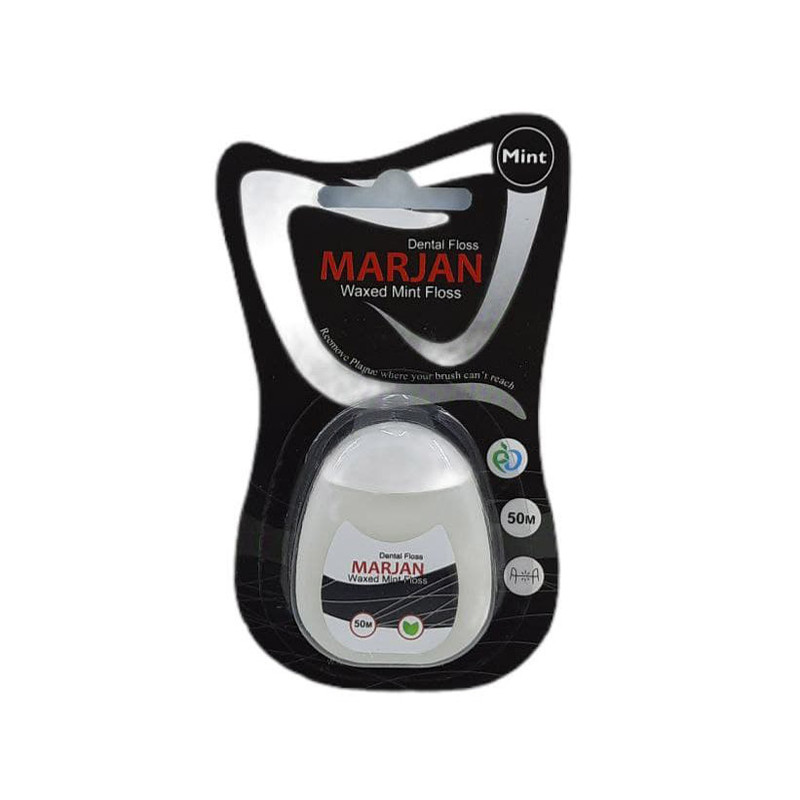 نخ دندان مرجان مدل WAXED MINT