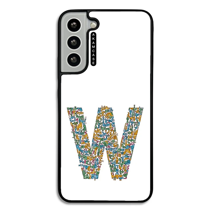 کاور آکام مدل AMC-WSGS22P-ALPHADOODLEBET-23 مناسب برای گوشی موبایل سامسونگ Galaxy S22 Plus