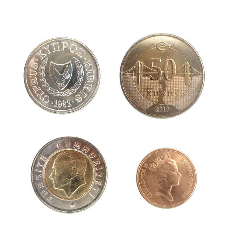 سکه تزئینی مدل sek-b30 مجموعه 4 عددی