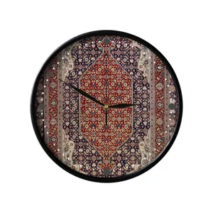 ساعت دیواری مدوپد طرح فرش قم مدل C-Ghom011