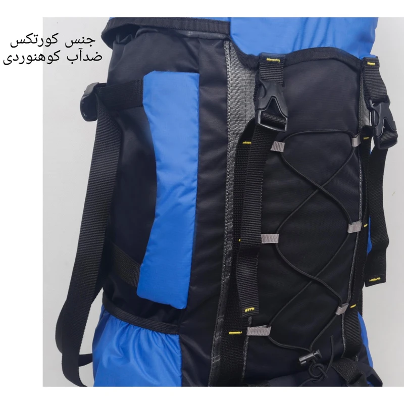 عکس شماره 12 : کوله پشتی کوهنوردی 60 لیتری مدل jdoo-dtr