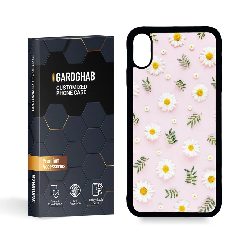 کاور گارد قاب مدل پشت گلس برگ مناسب برای گوشی موبایل اپل iPhone Xs Max