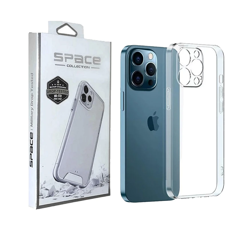 کاور اسپیس مدل ژله ای مناسب برای گوشی موبایل اپل iPhone 16 Pro Max