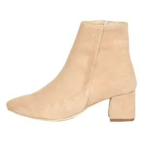 نیم بوت زنانه ست کالکشن مدل 20-06 رنگ کرم