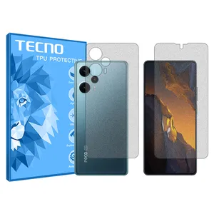 Tecno brand shockproof Matte screen protector glass for Xiaomi Poco F5 along with the back protector