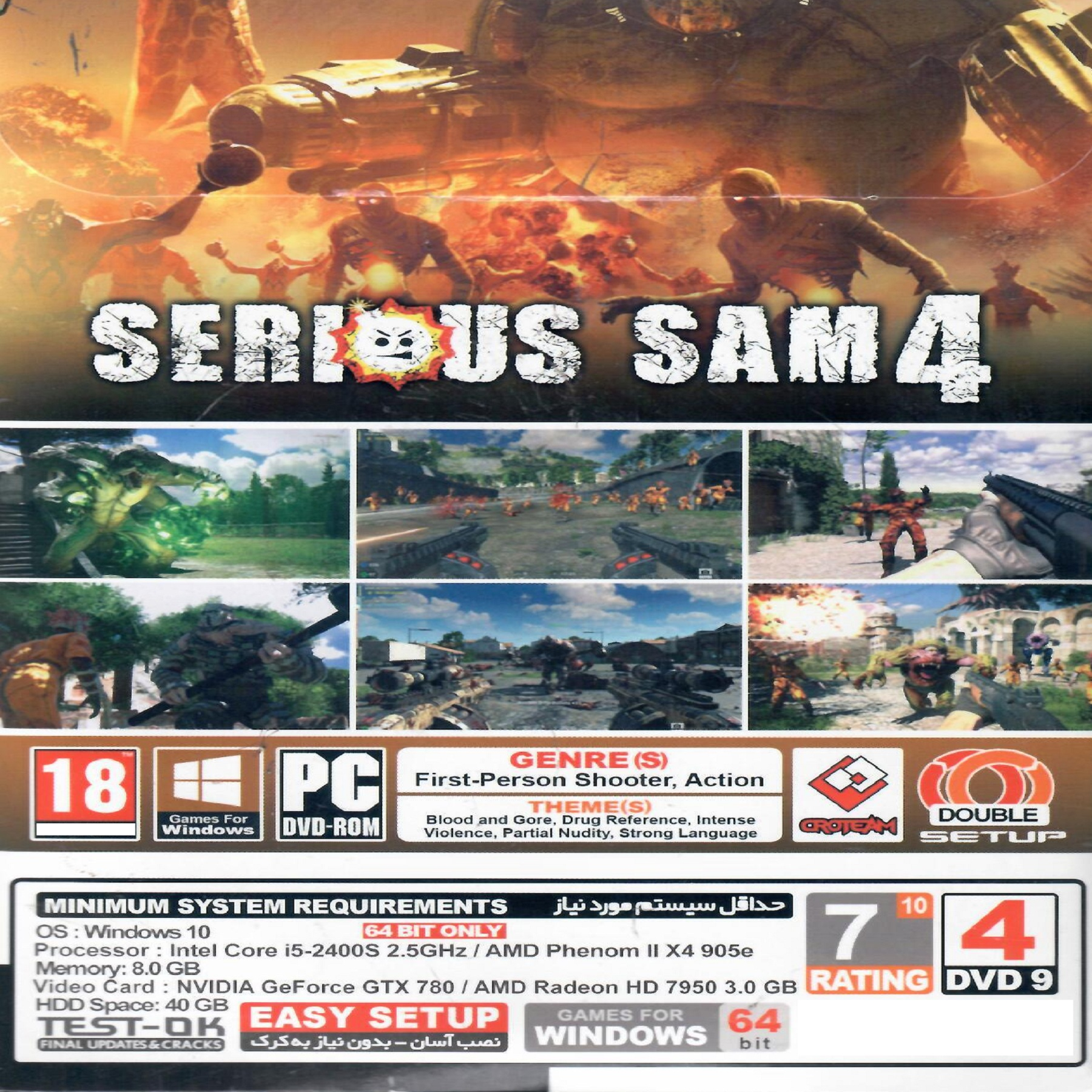 بازی SERIOUS SAM4 مخصوص PC