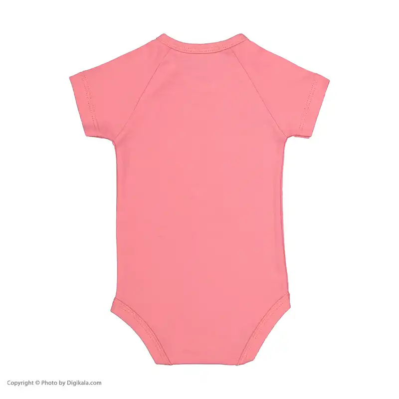 ست 3 تکه لباس نوزادی نیلی مدل فلامینگو